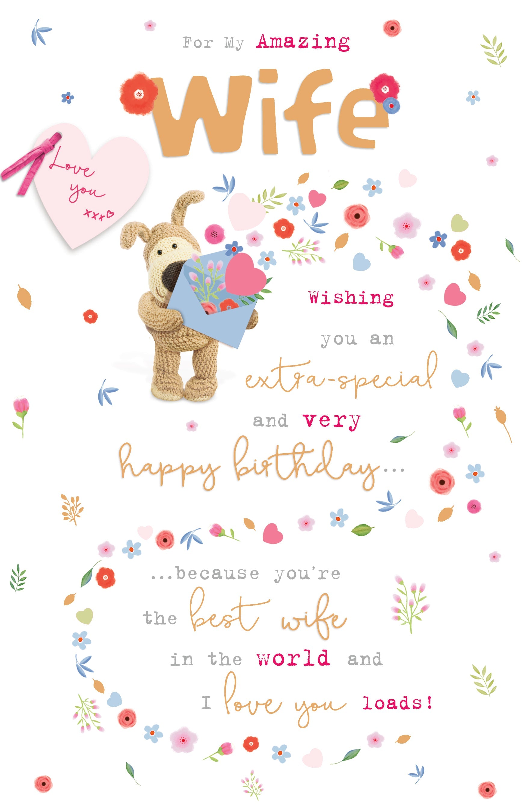 Wife Birthday Boofle Envelope
