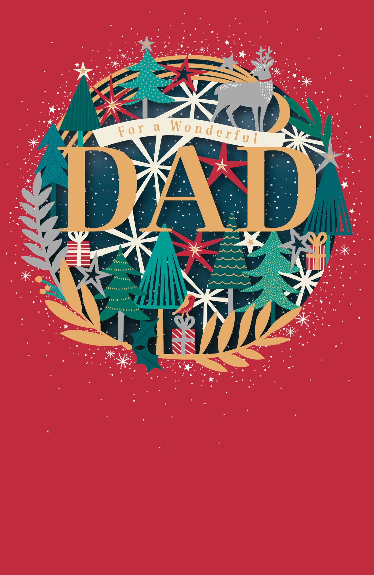 Wonderful Dad Christmas Scene