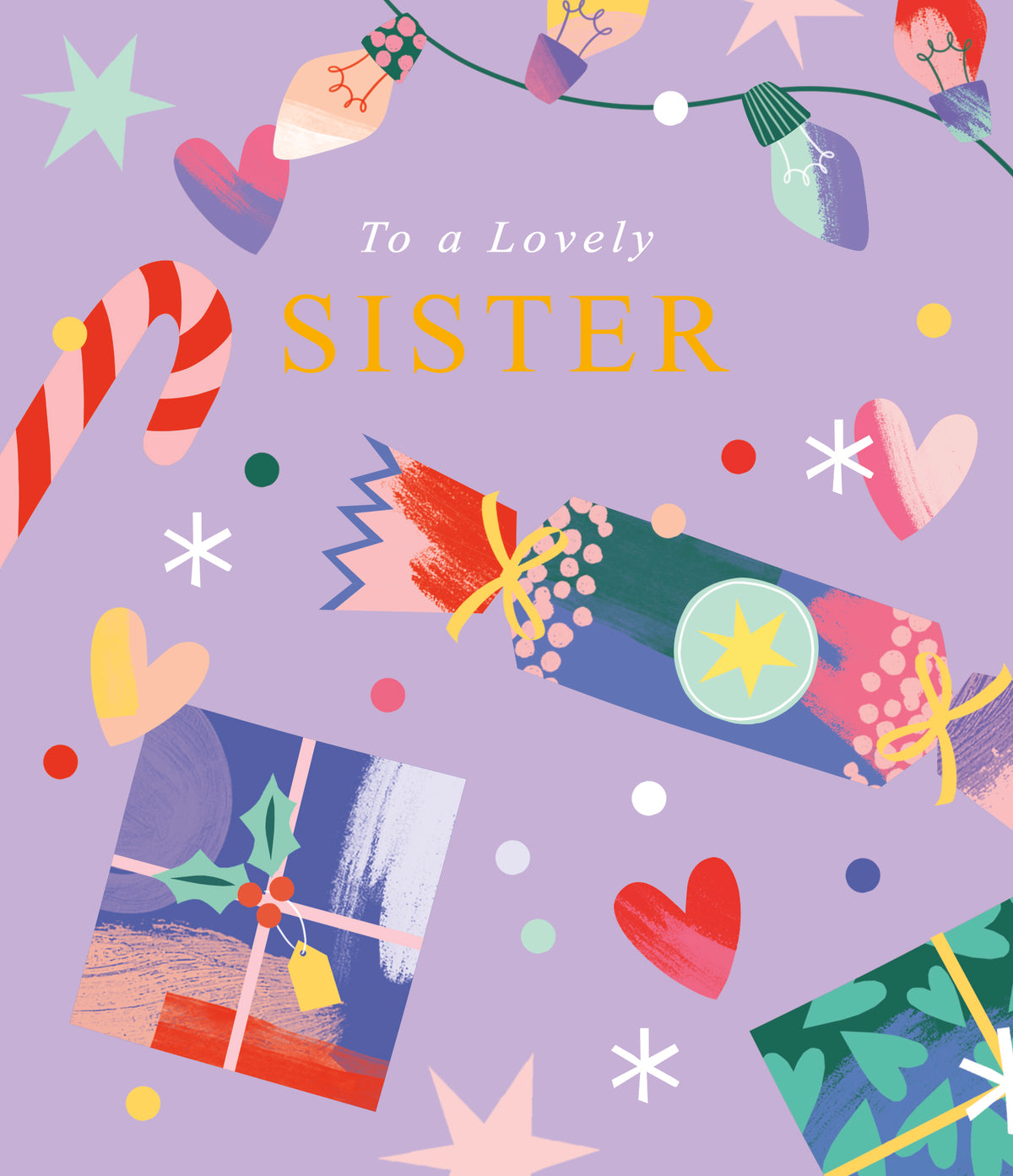 Sister Christmas Modern Crackers