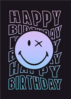 Happy Birthday Emoji Card