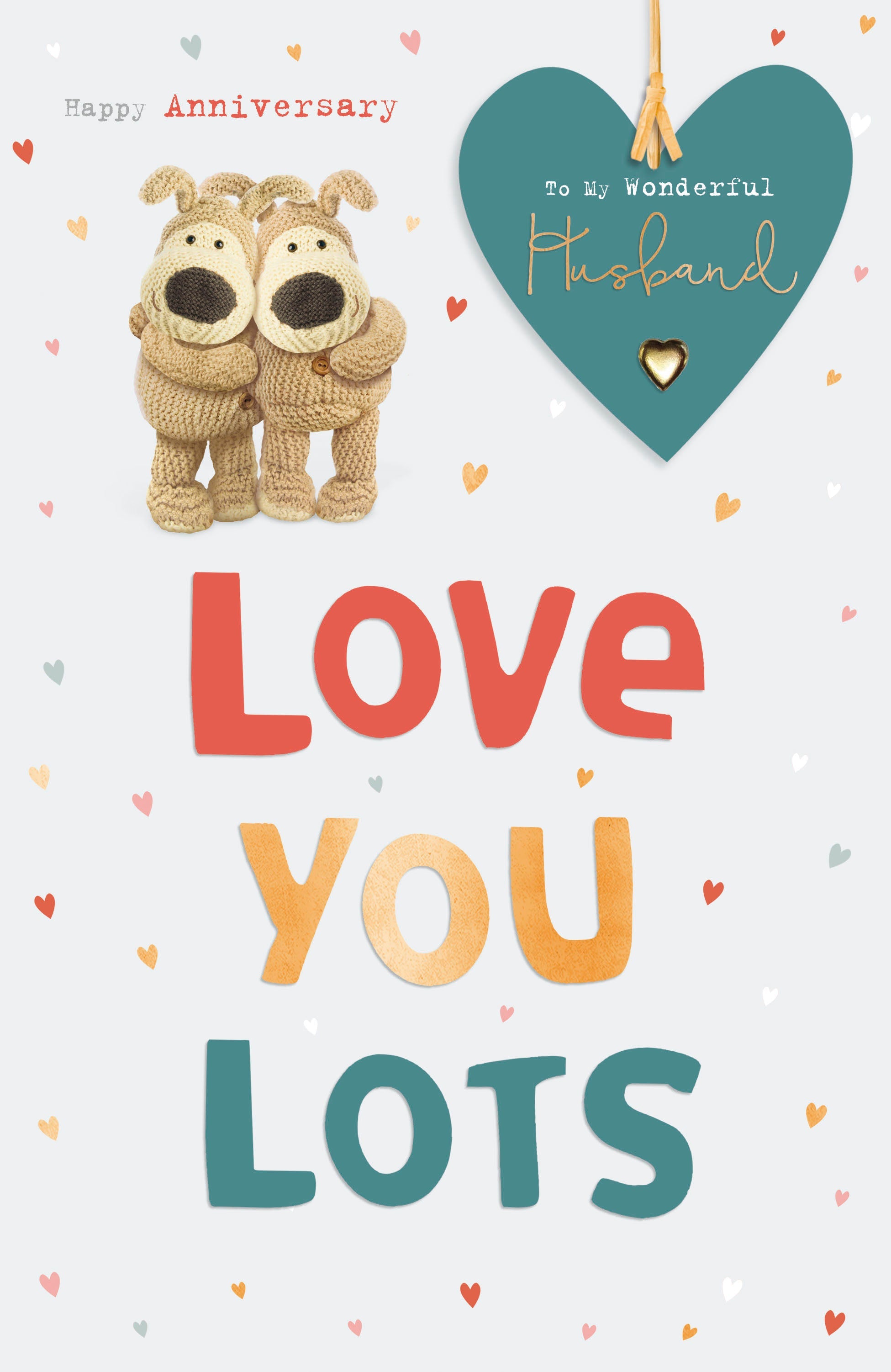 Husband Anniversary Card - Boofle Couple