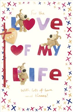 One I Love Valentine's Card Love of my Life Boofle Design