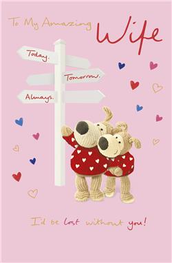 Wife Valentine's Card Boofle Design