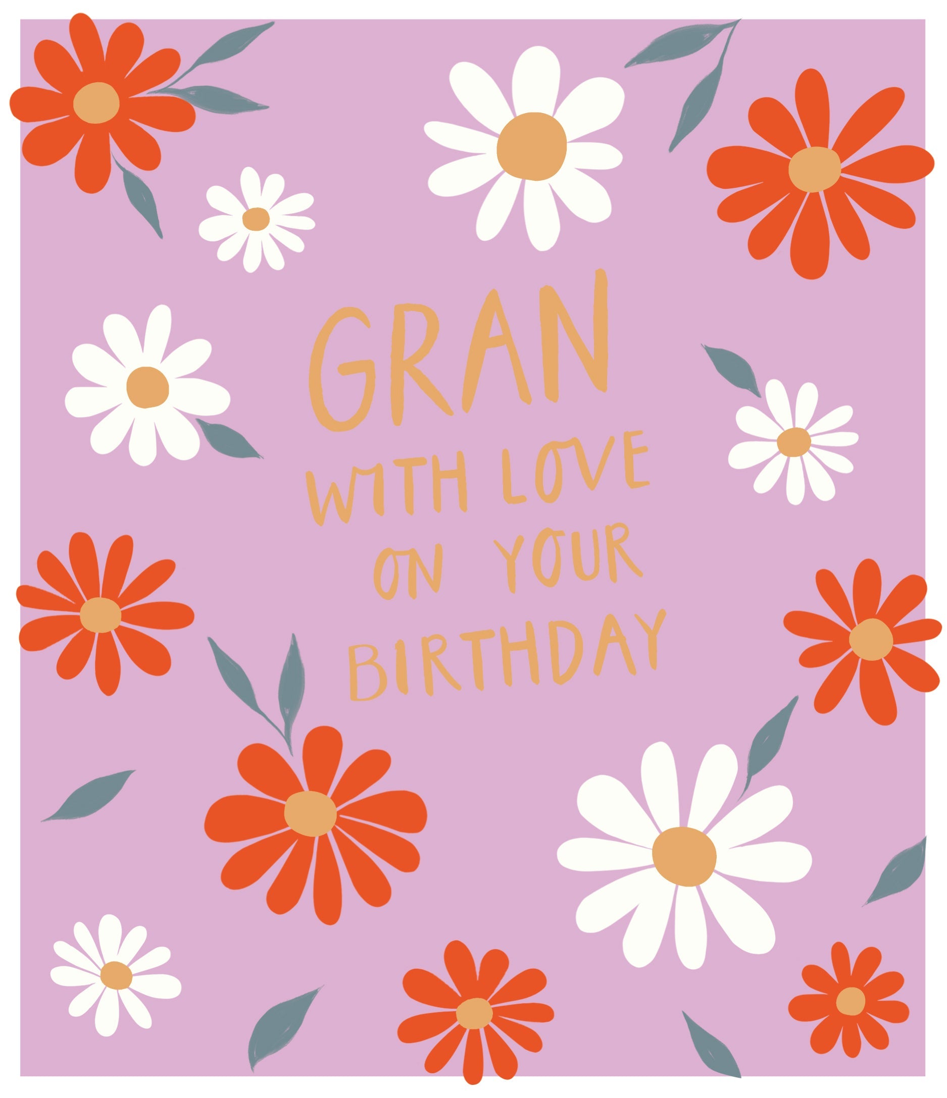 Gran Birthday Daisies
