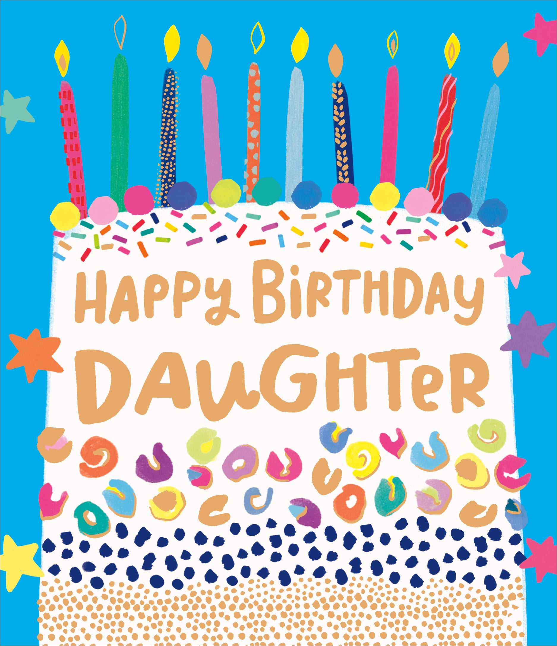 Daughter Birthday Funky Cake