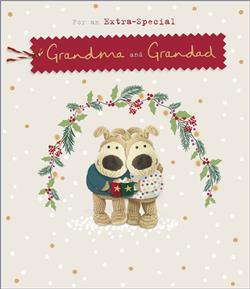 Grandma & Grandad Boofle Christmas Card