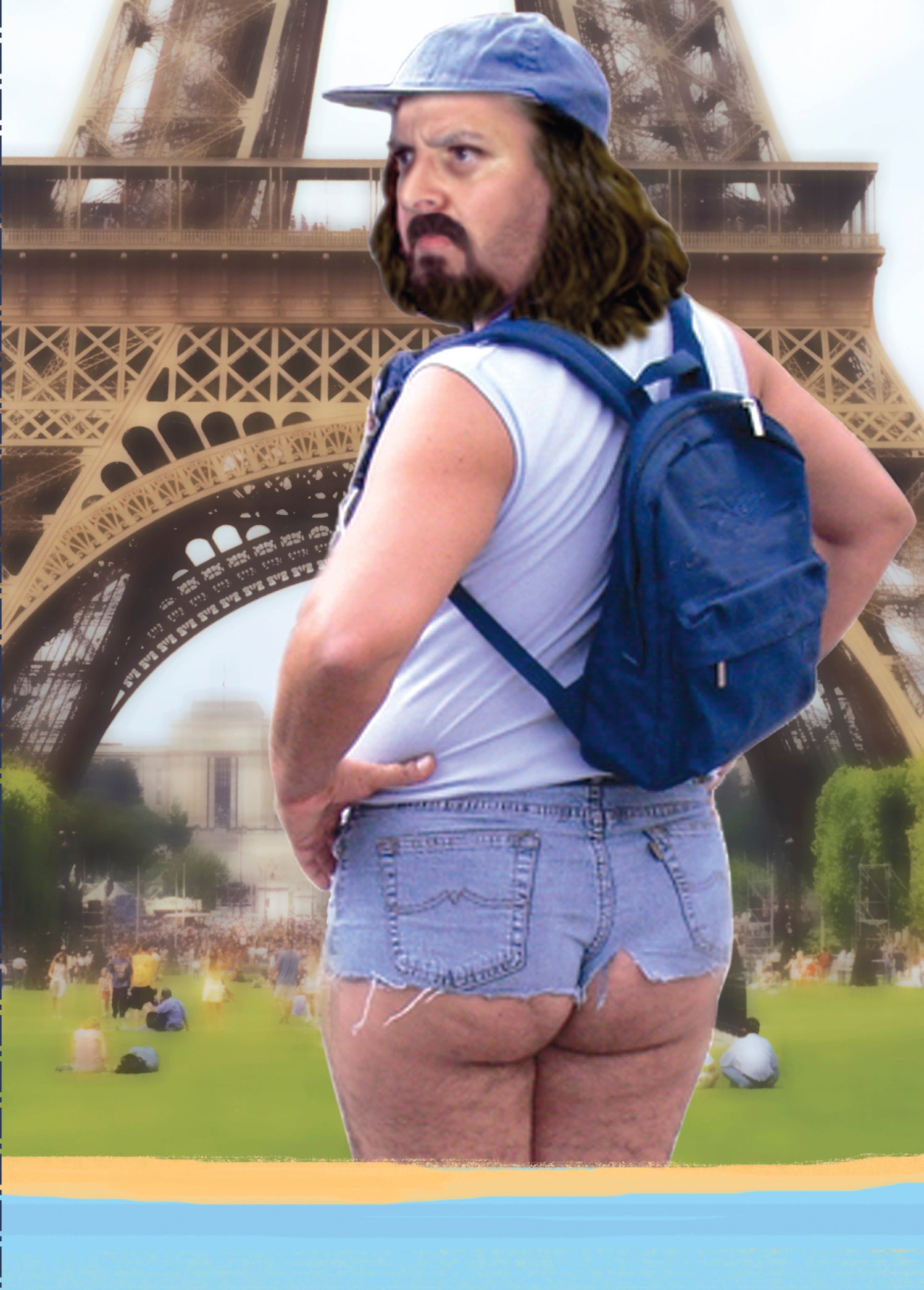 Happy Birthday Card - Eiffel Tower