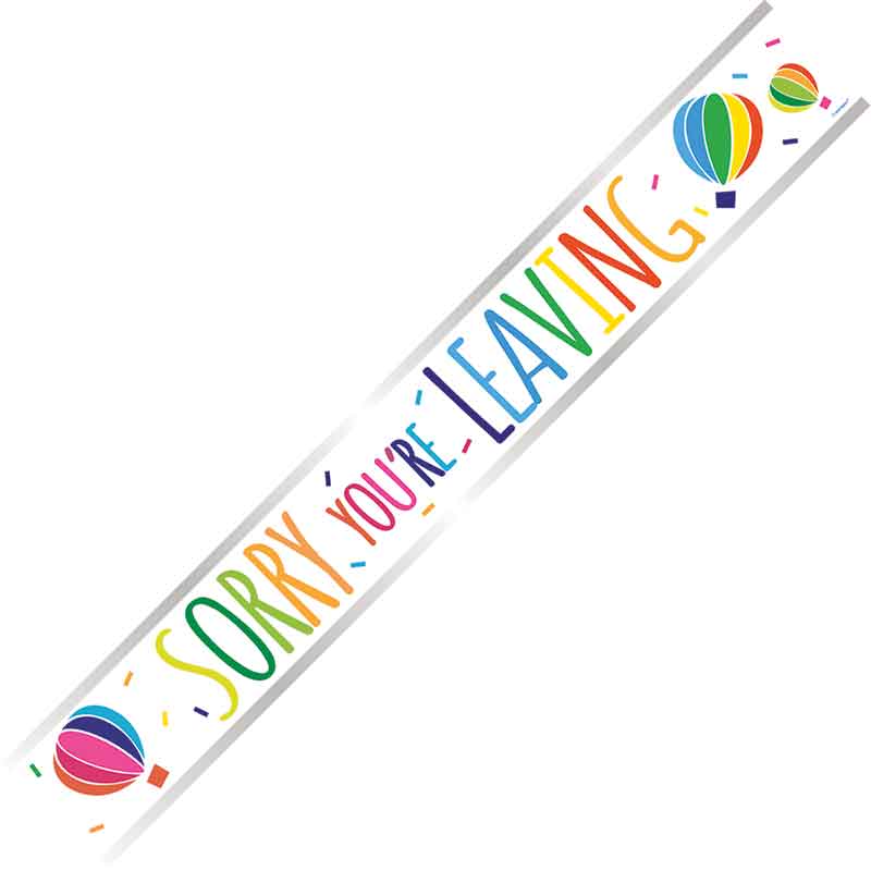 Sorry You´re Leaving Banner