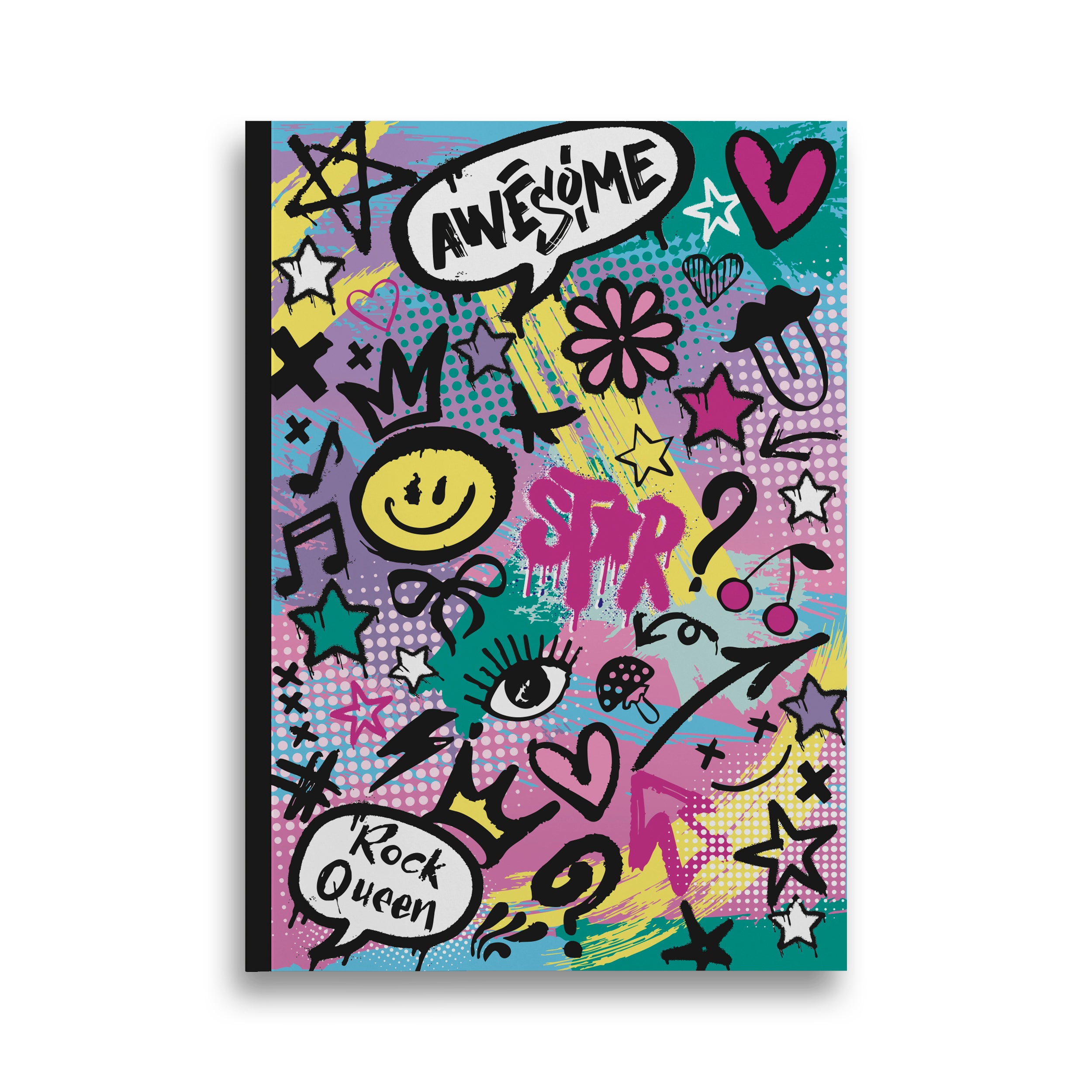 Jolipad A4 Notepad Girls Graffiti