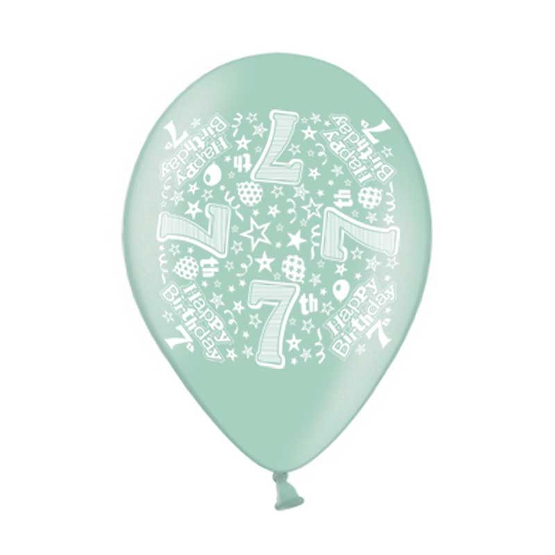 Age 7 Latex Balloons