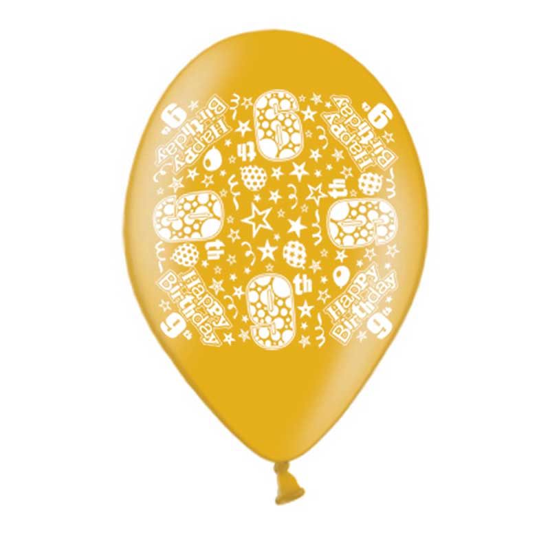 Age 9 Latex Balloons