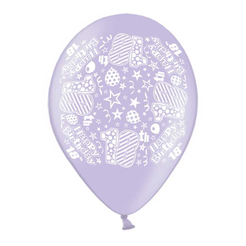Age 18 Latex Balloons