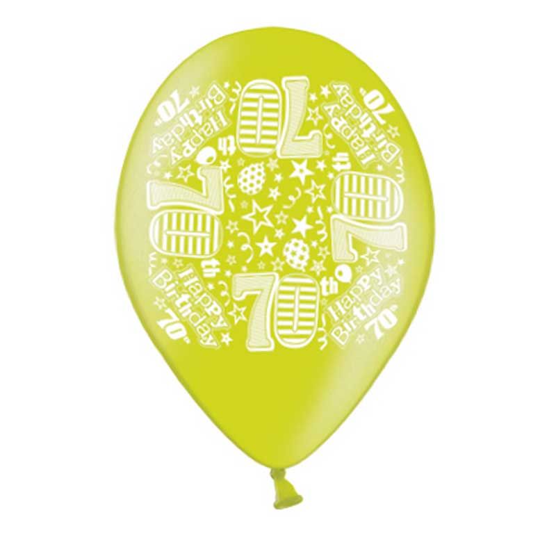 Age 70 Latex Balloons