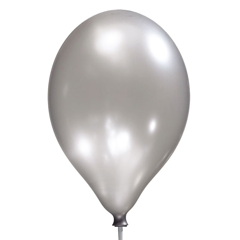 Silver Luxury Satin Balloons