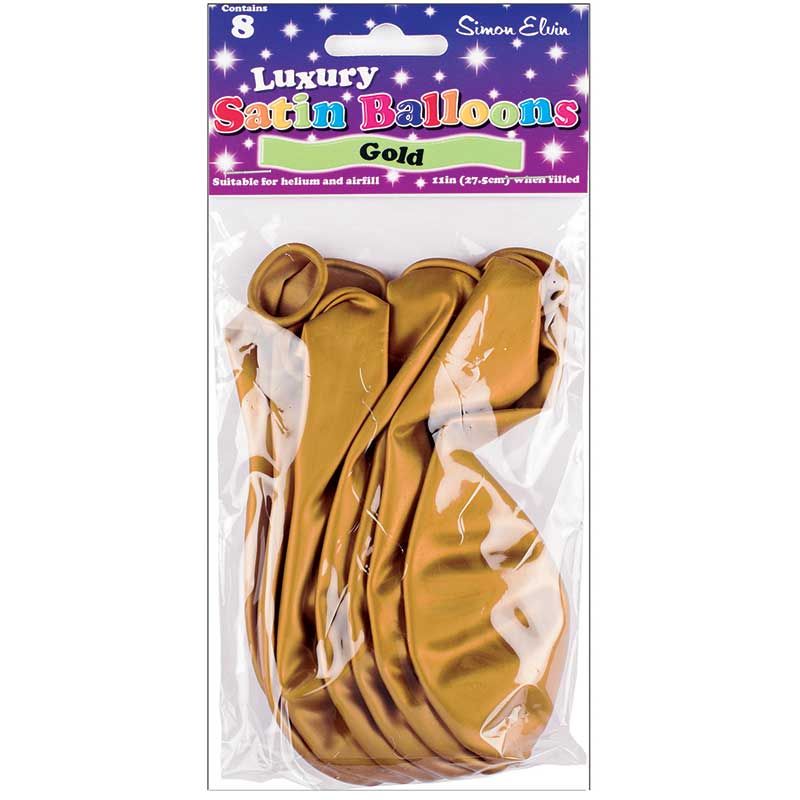 Gold Luxury Satin Balloons