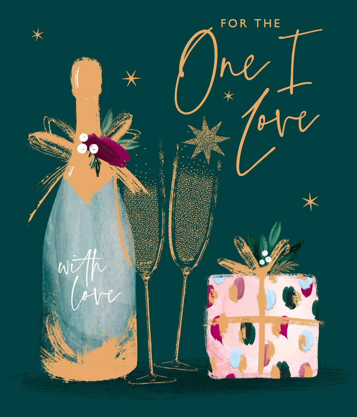 One I Love Christmas Champagne And Presents