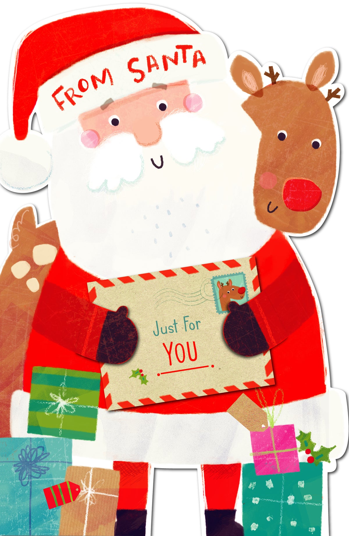Cute Card With Letter From Santa