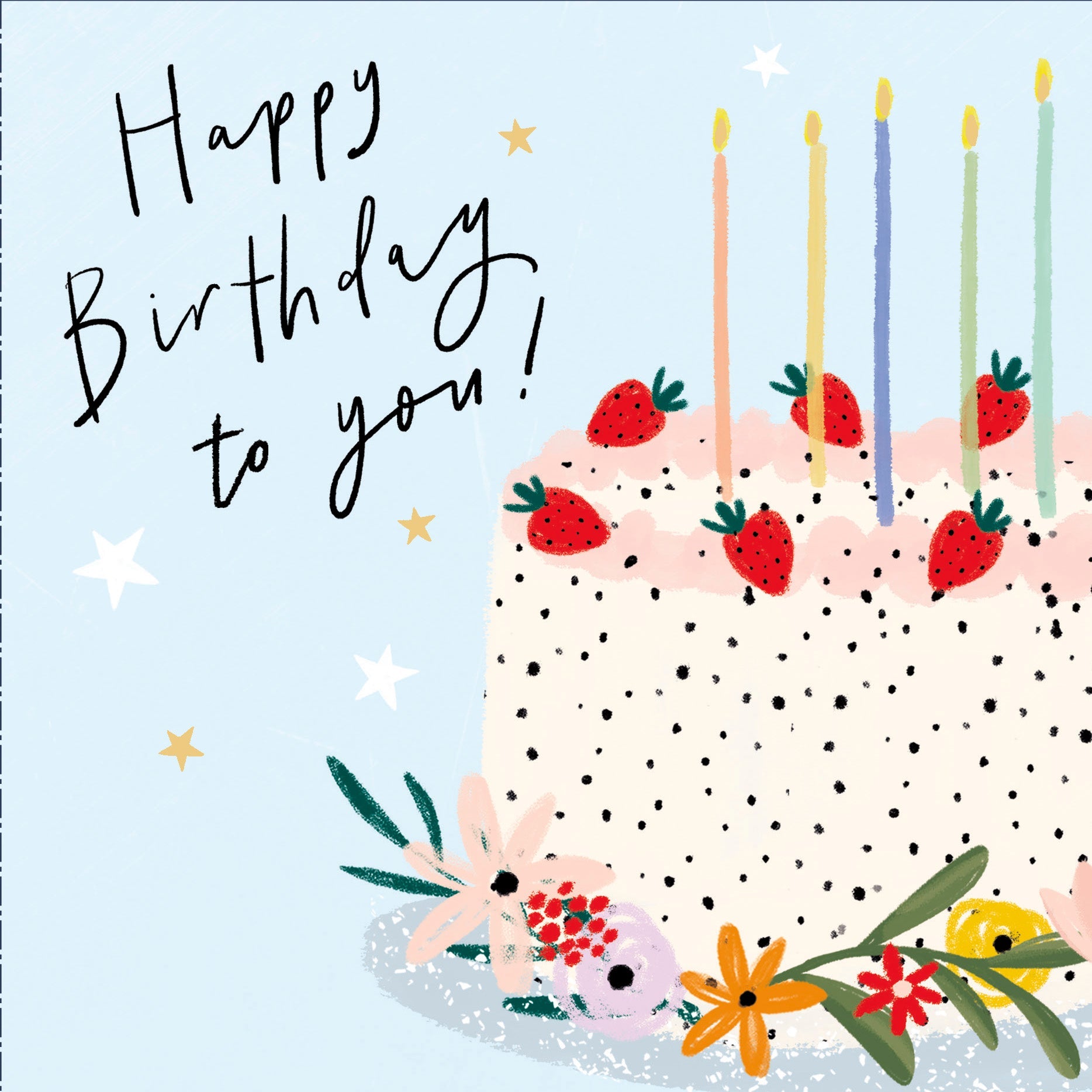 Happy Birthday Mimosa Fizz Cake