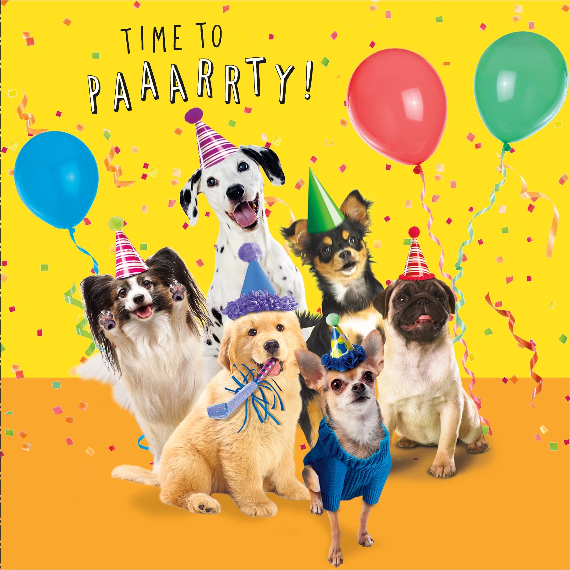 Happy Birthday Card - Paaaarty Animals