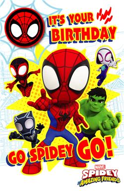 Happy Birthday Spidey Badge