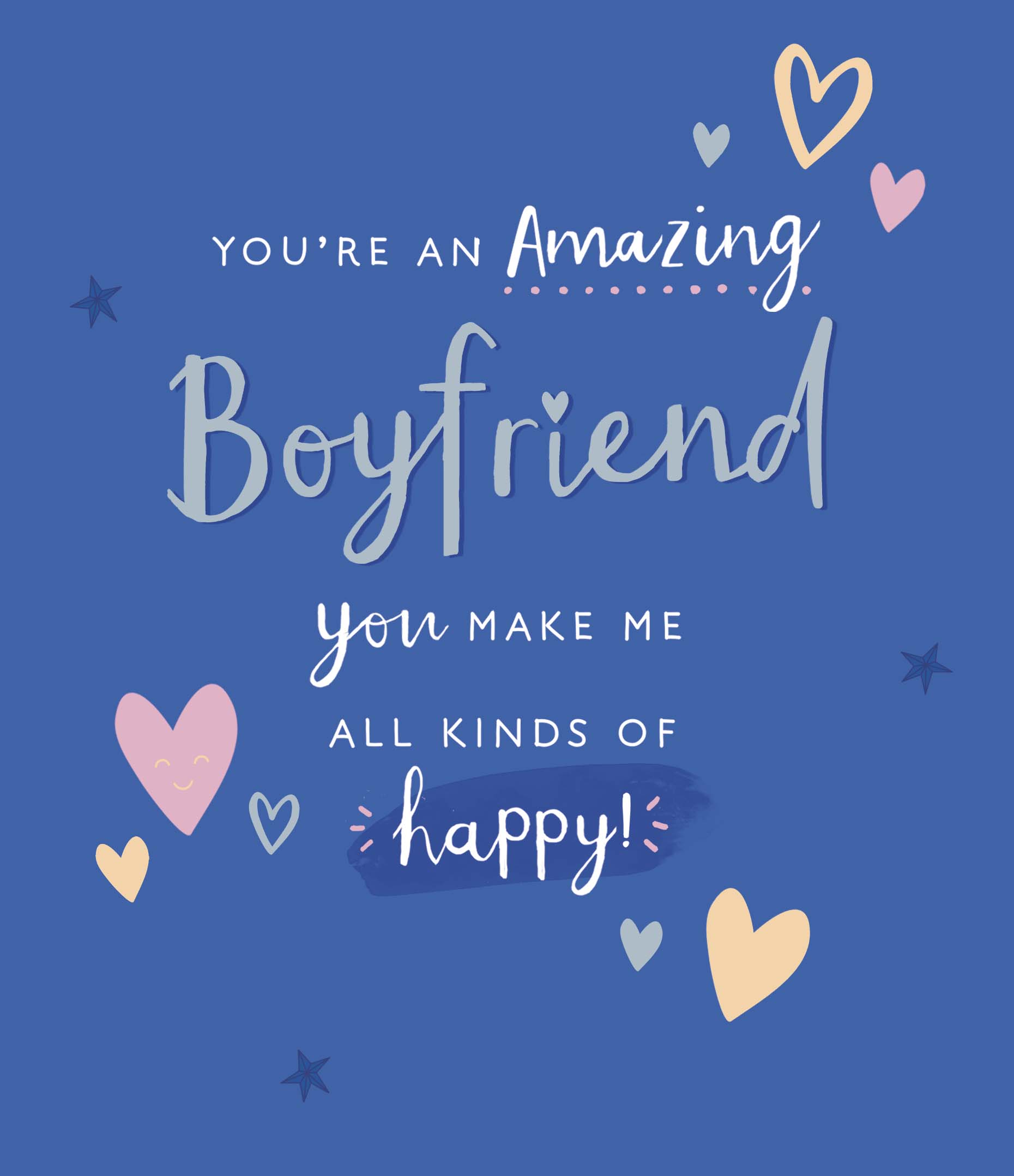 Boyfriend Birthday Blue