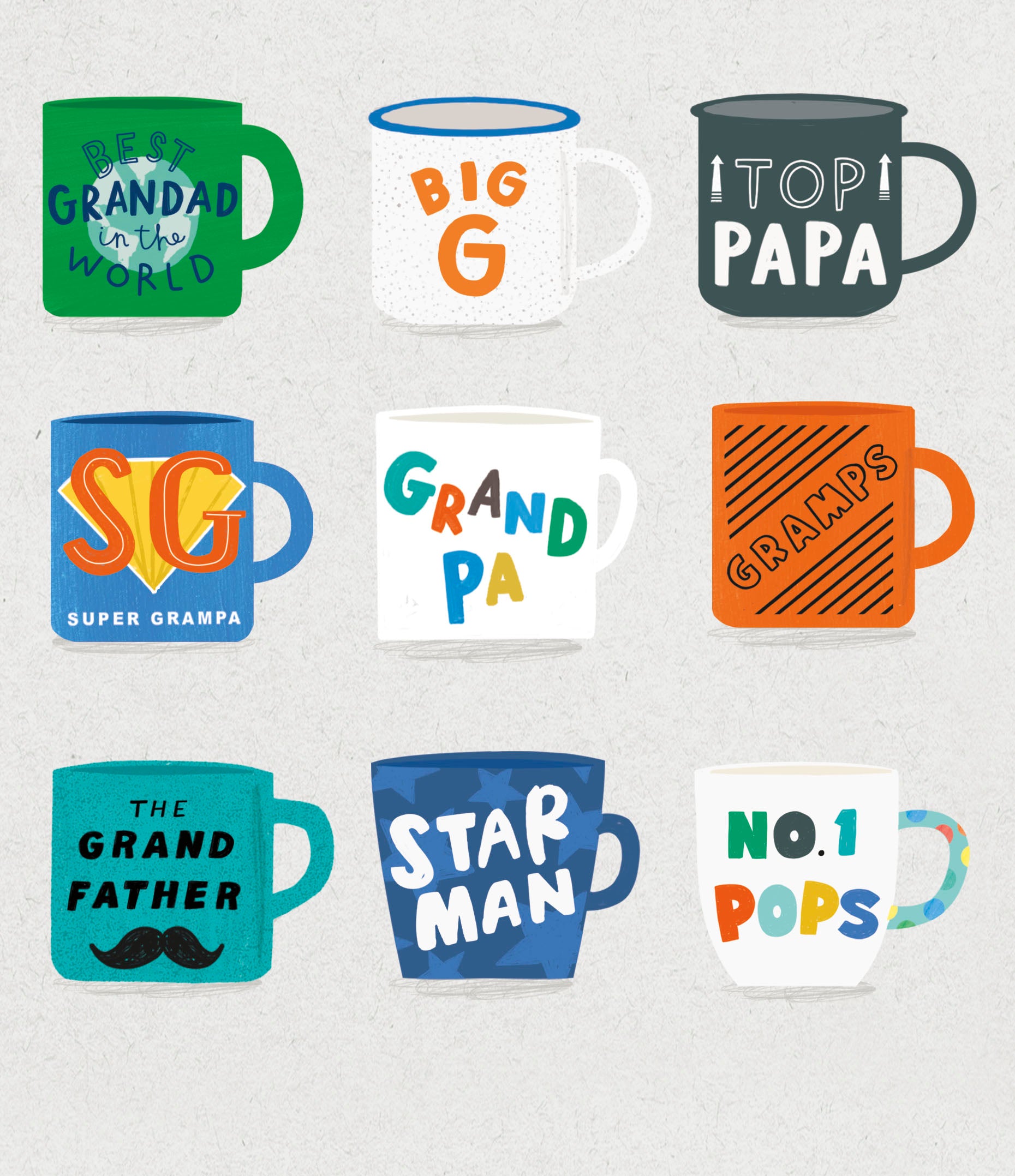 Birthday Card Grandad Papa Grandpa