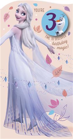 3rd Birthday Frozen Badge