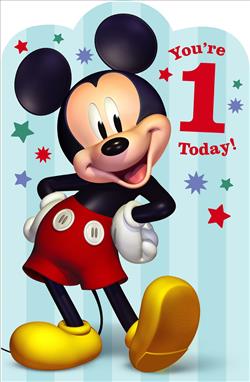 1st Birthday Mickey Mouse