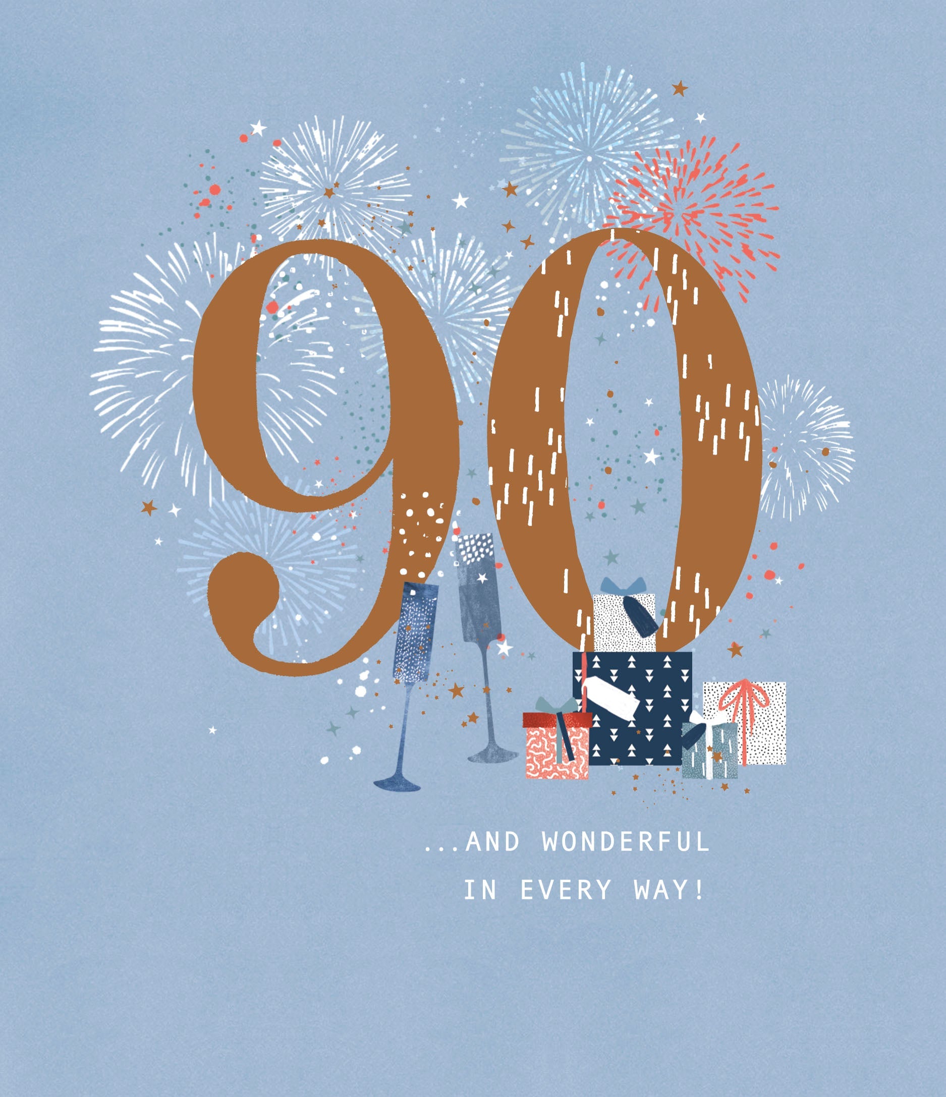 90th Birthday Card