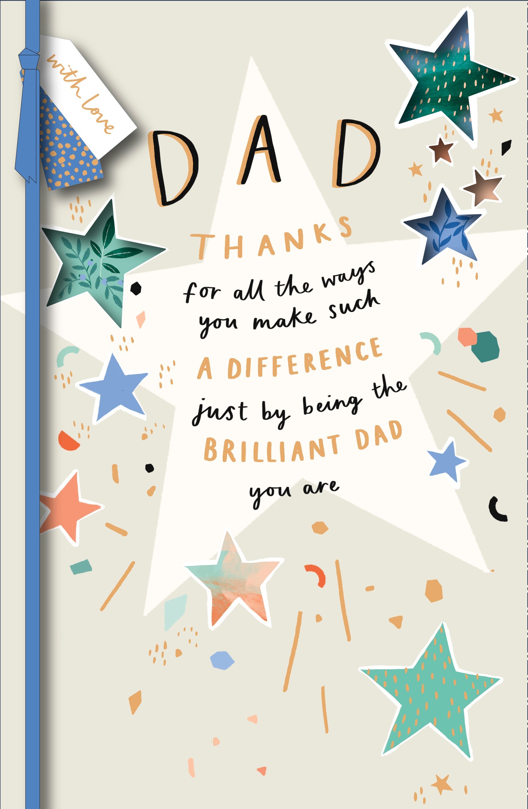 Dad Birthday Stars Thanks