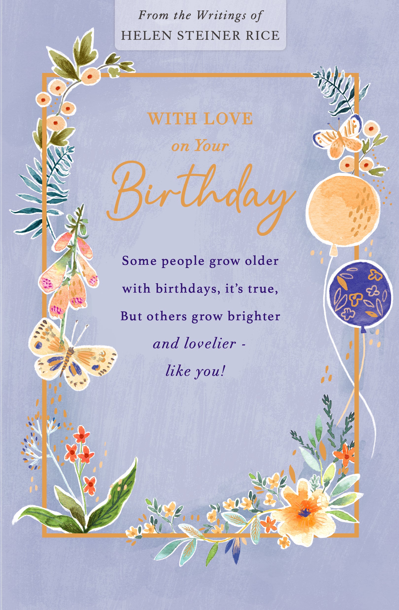 Happy Birthday Traditional Verse Helen Steiner