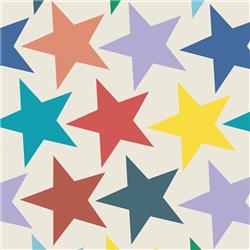 Rollwrap 1.5m Tear Strip-Essentials Retro Stars