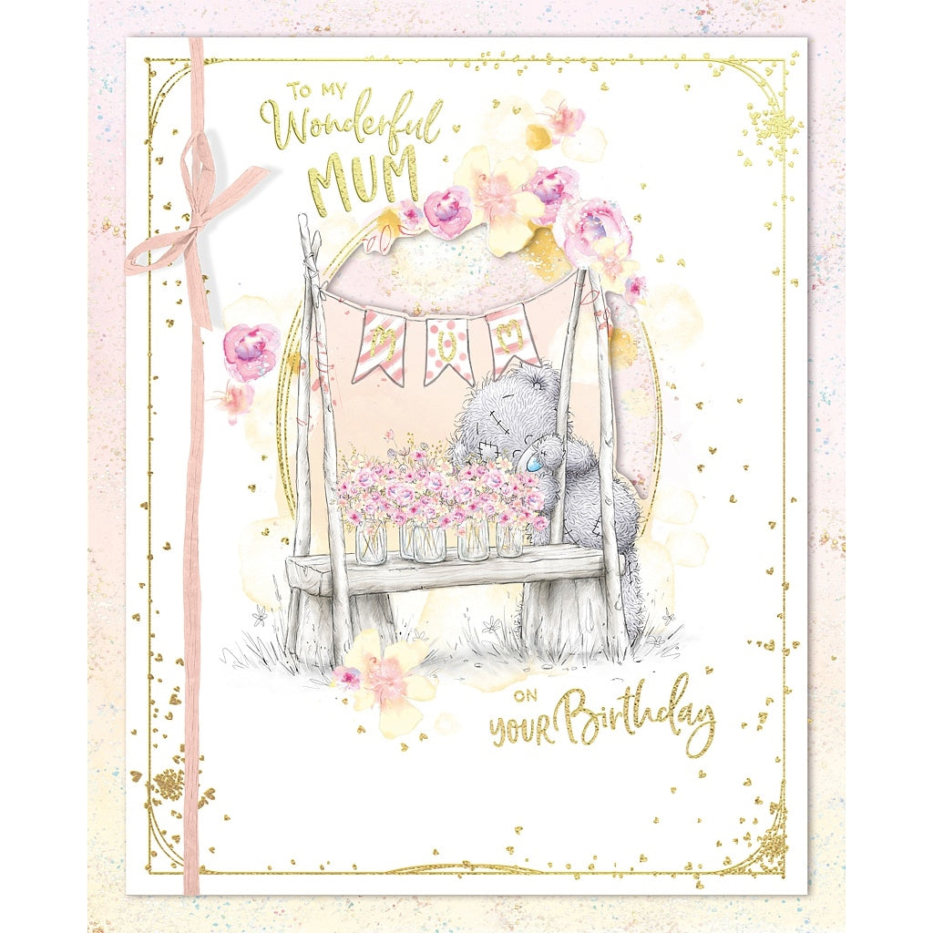 Handmade Boxed Birthday Card Mum