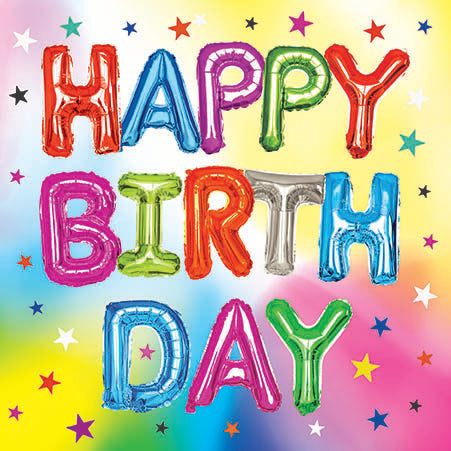 3D General Birthday Balloons