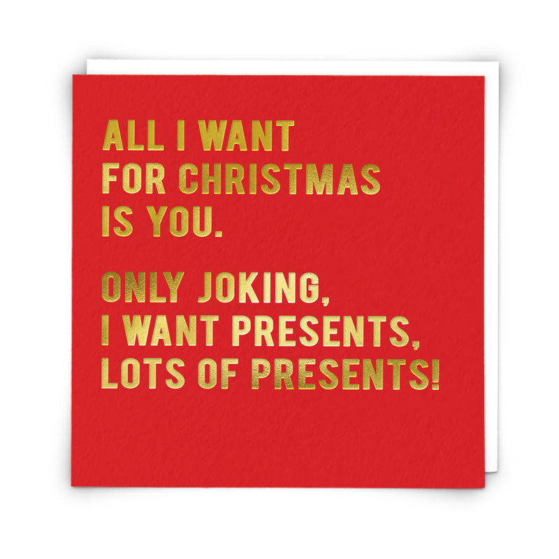 Funny Lots Of Presents