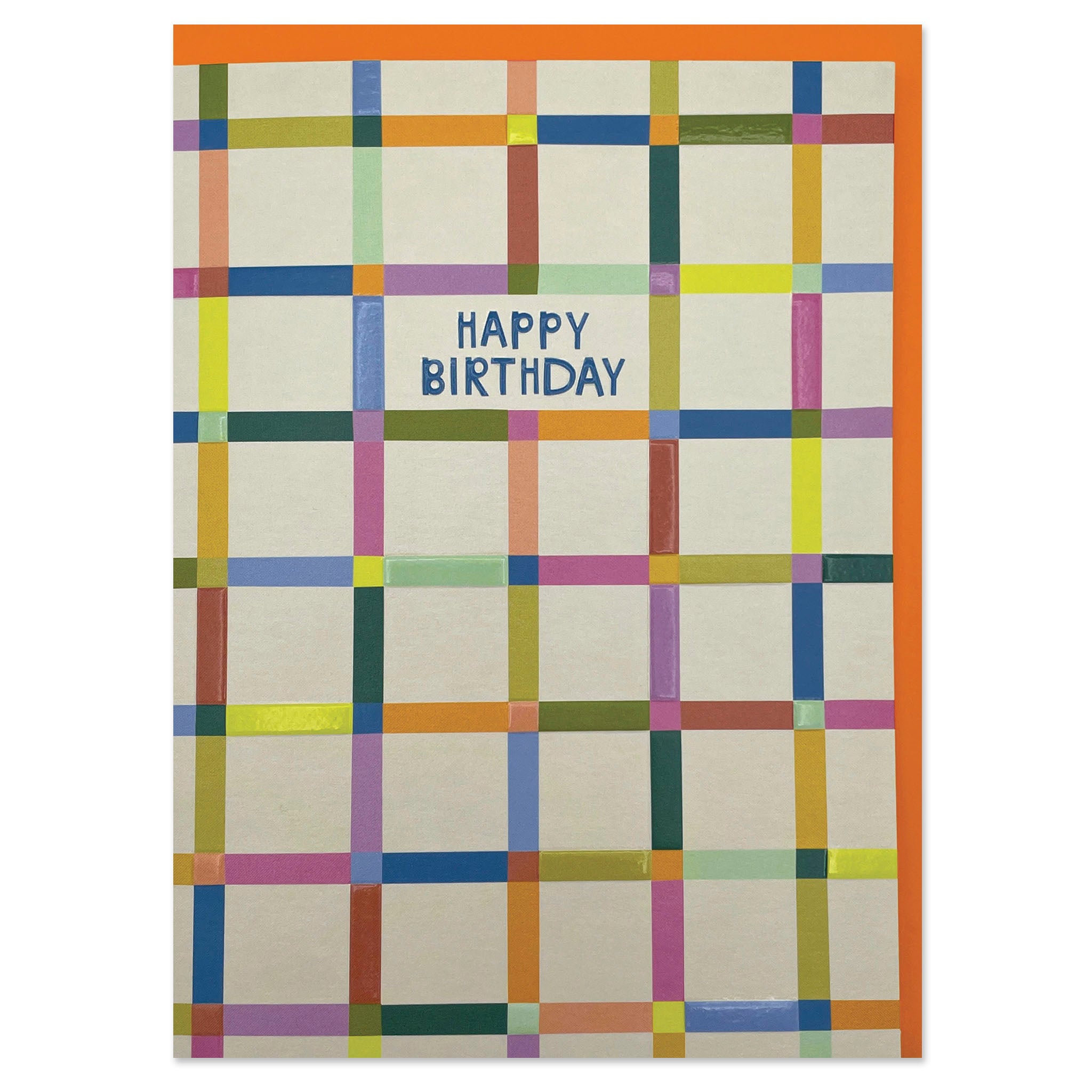 Happy Birthday' Rainbow Checks