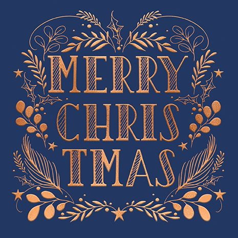 Festive Foliage Christmas Card