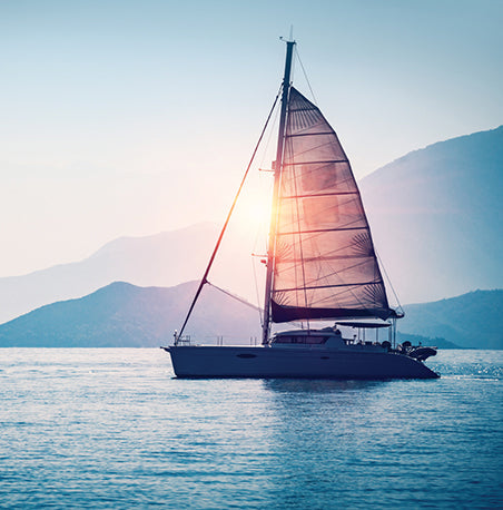 Blank Card - Sunset Sailing