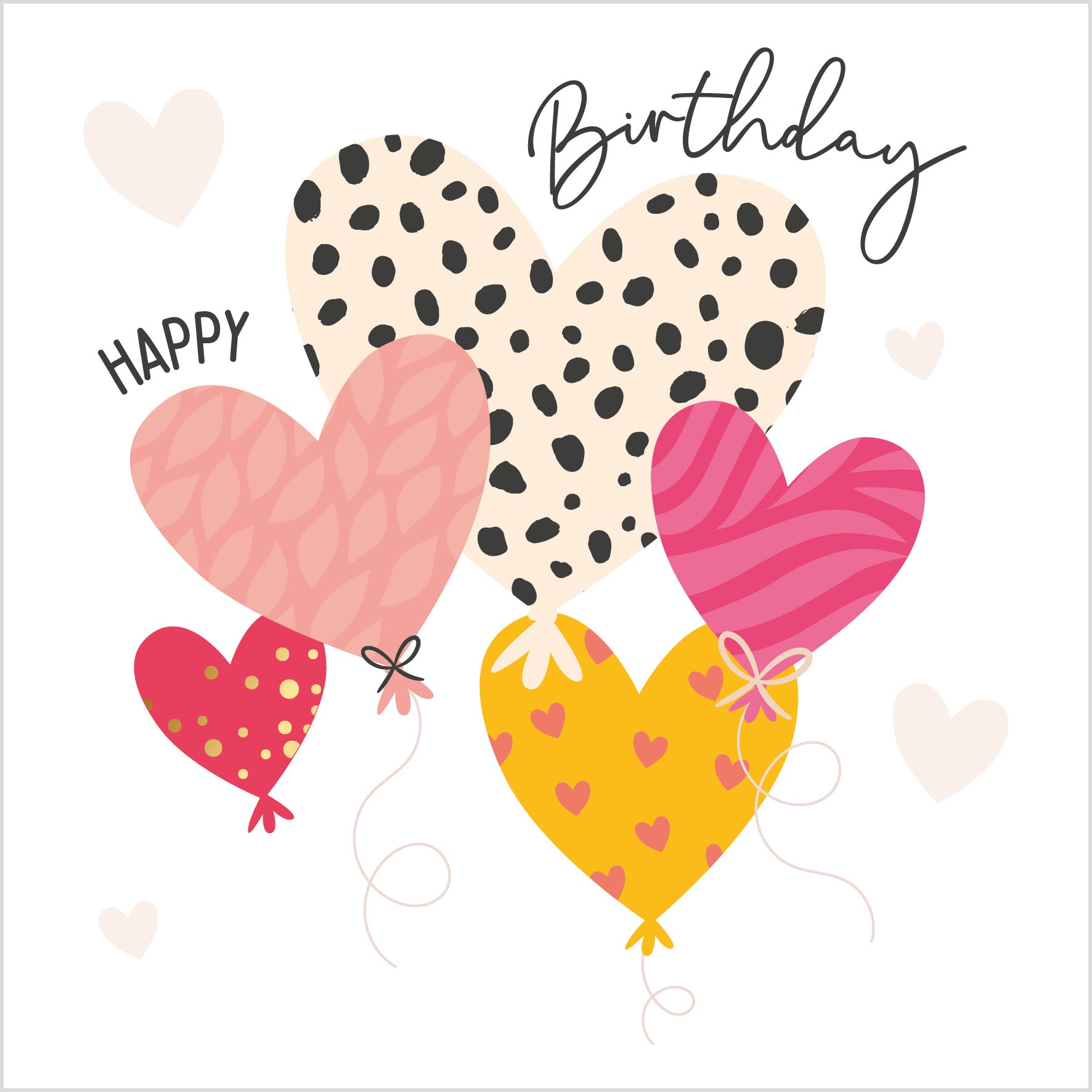 Instant Classics - Birthday Heart Balloons