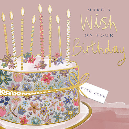 Happy Birthday Cake Make A Wish