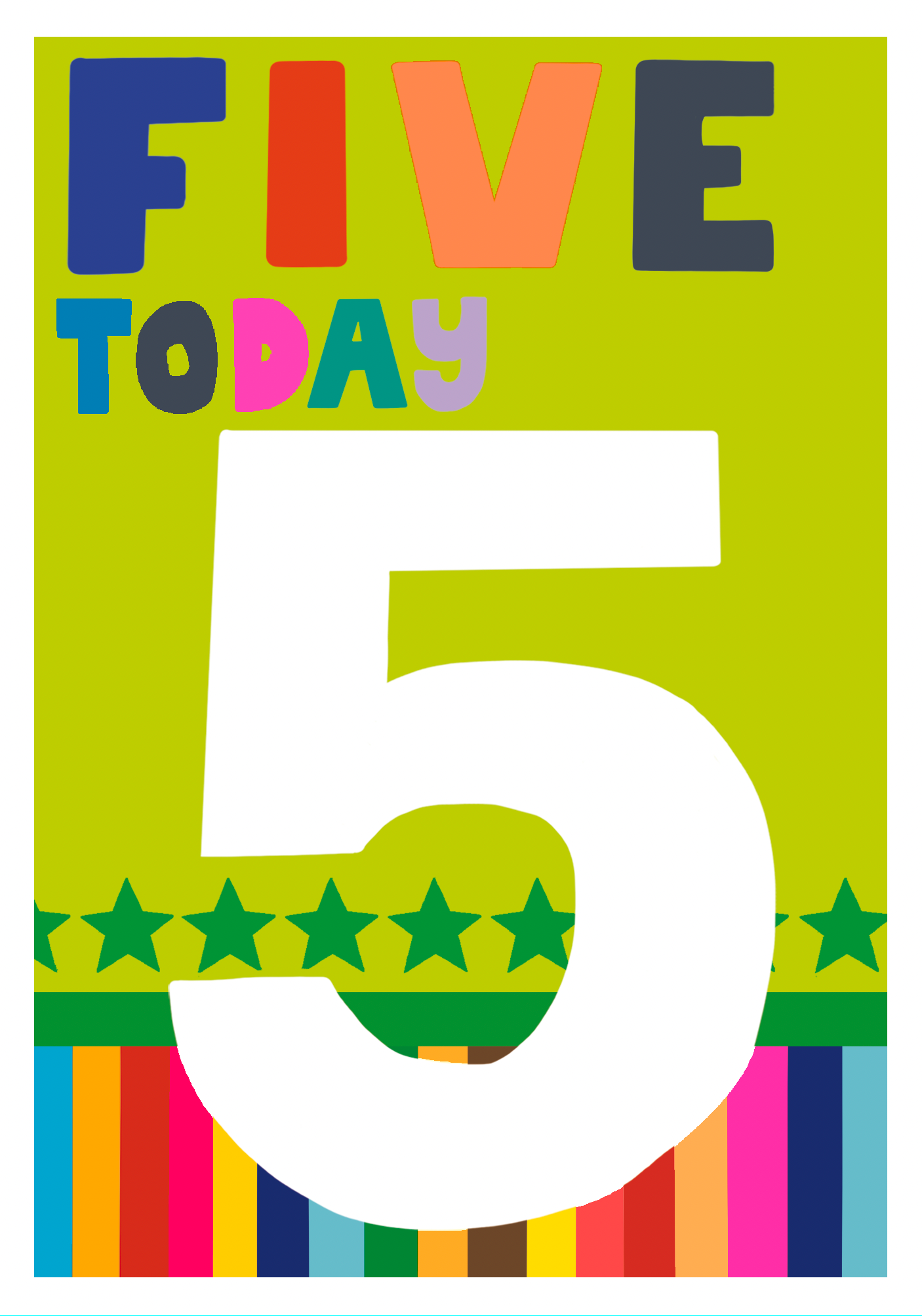 5th Birthday Card