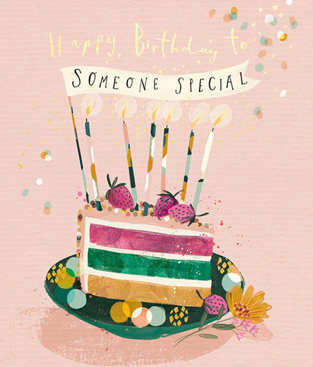 Someone Special Birthday Slice Cake