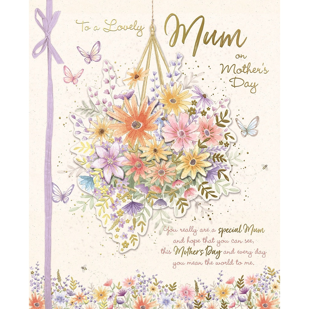 Handmade Boxed Mother´s Day Card Mum
