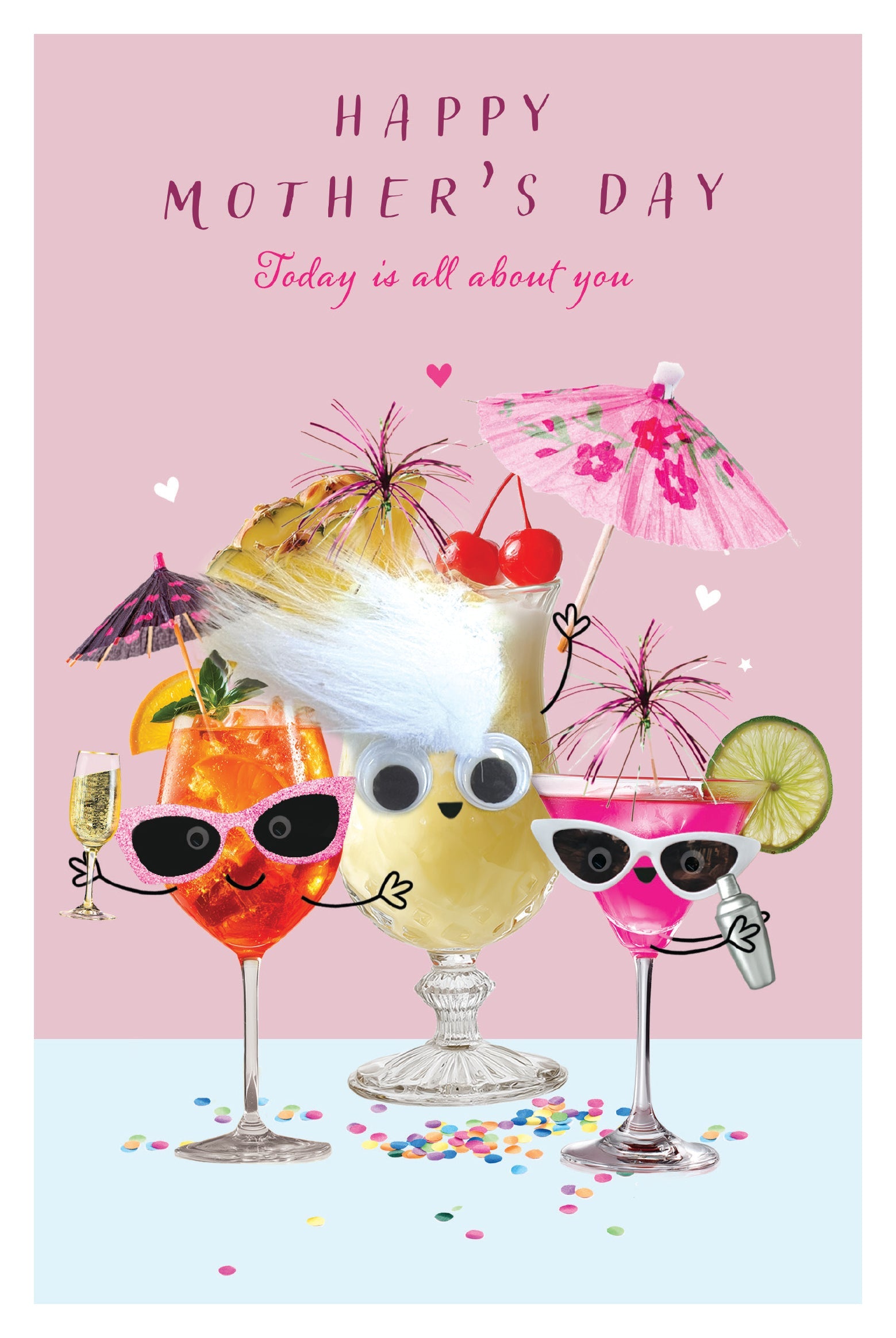Fluff Cocktails Today is all about You Mother's Day Card
