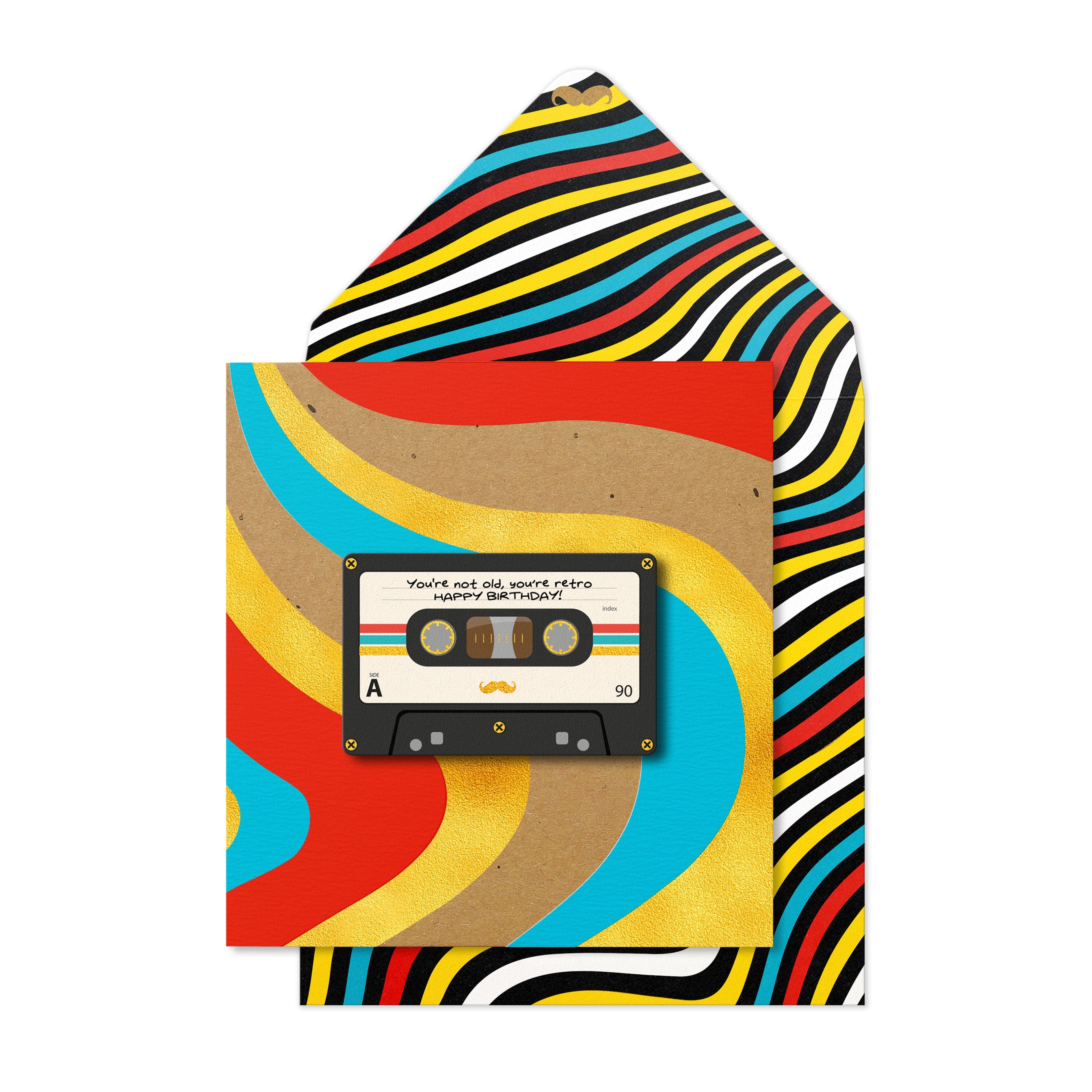 You´re Retro Cassette Tape Card