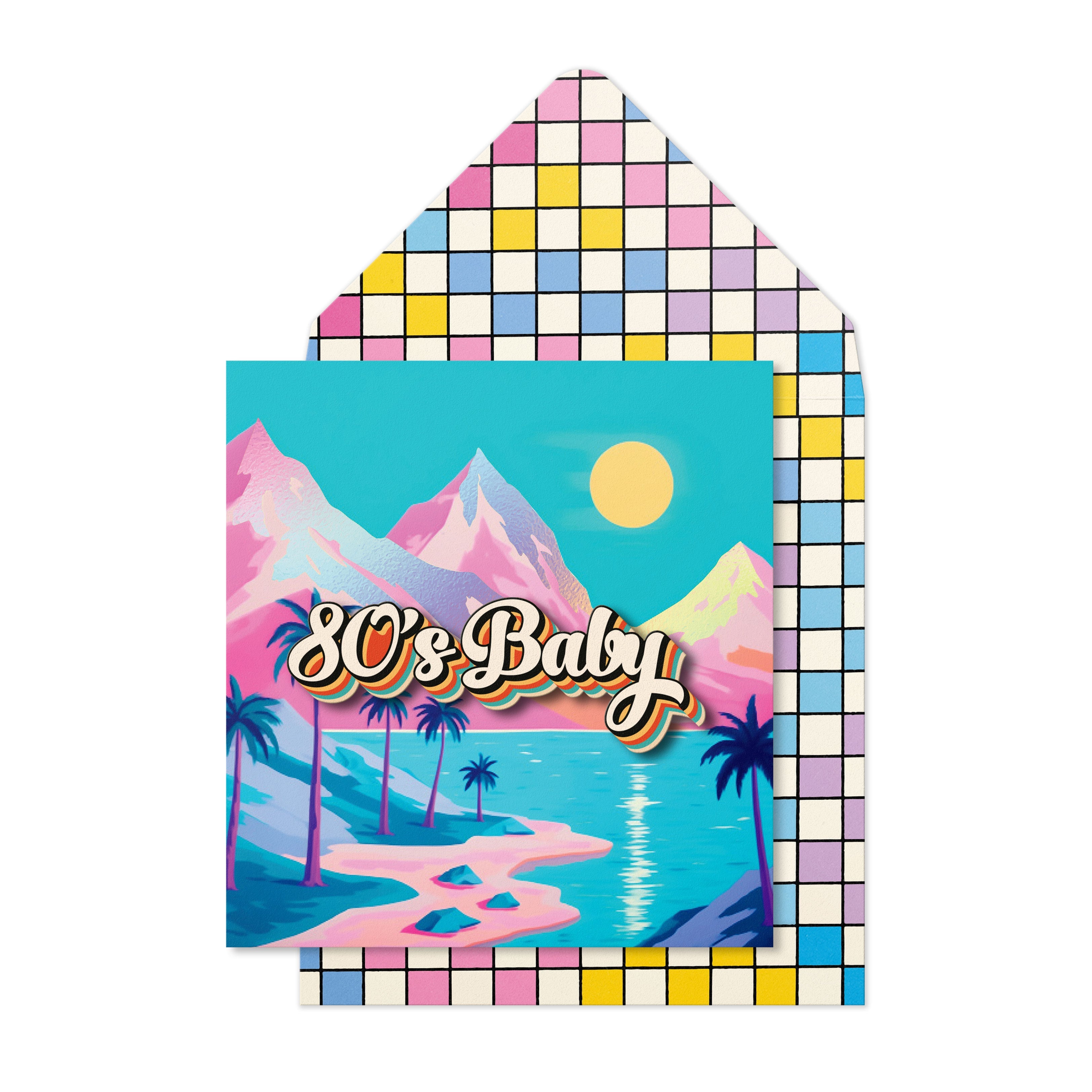80's Baby Card