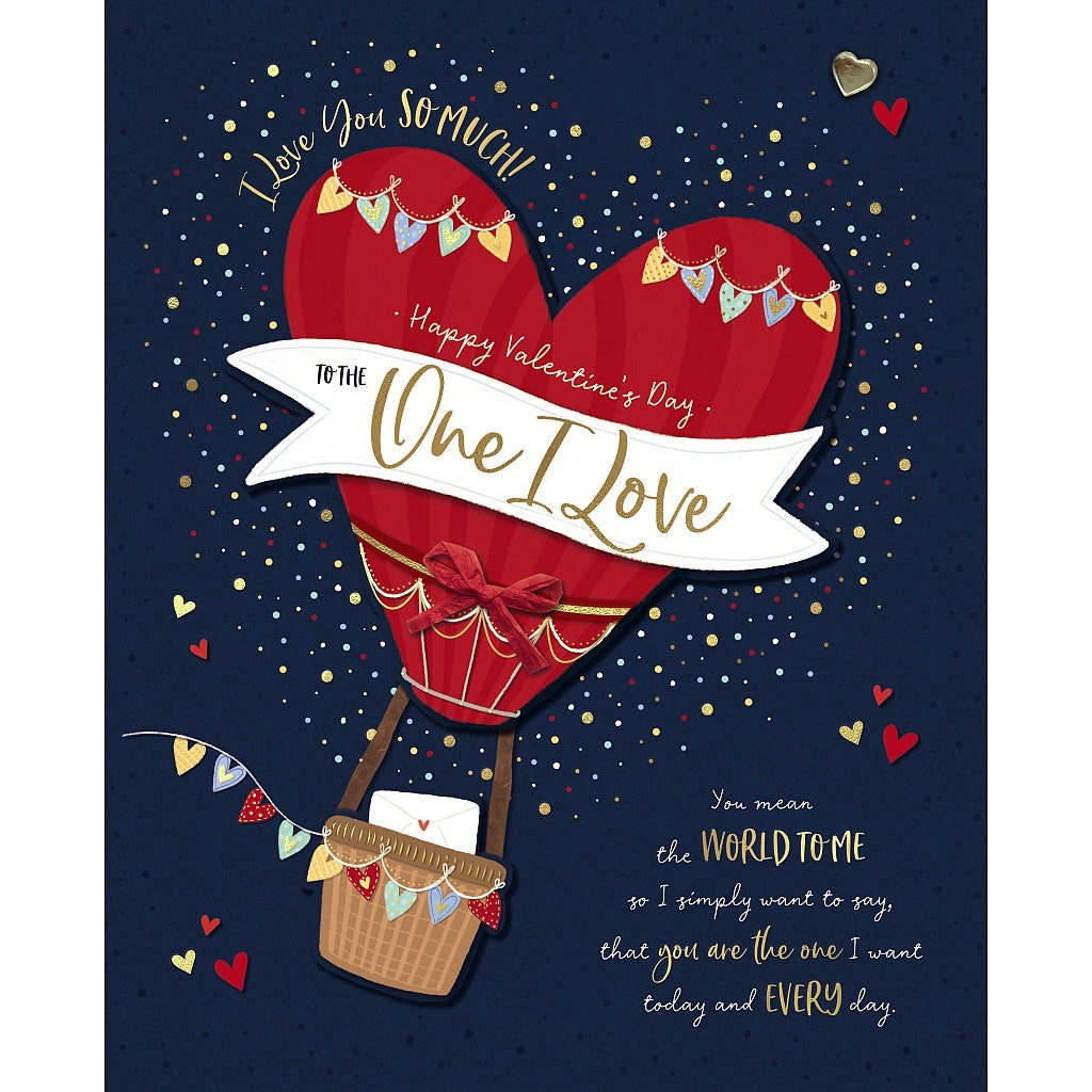 Boxed Valentine's Card One I Love