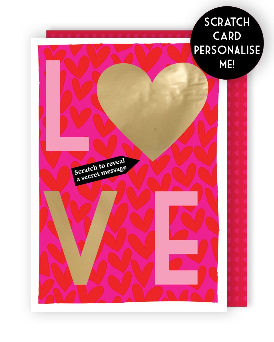 General Valentine's Card Mystery Message