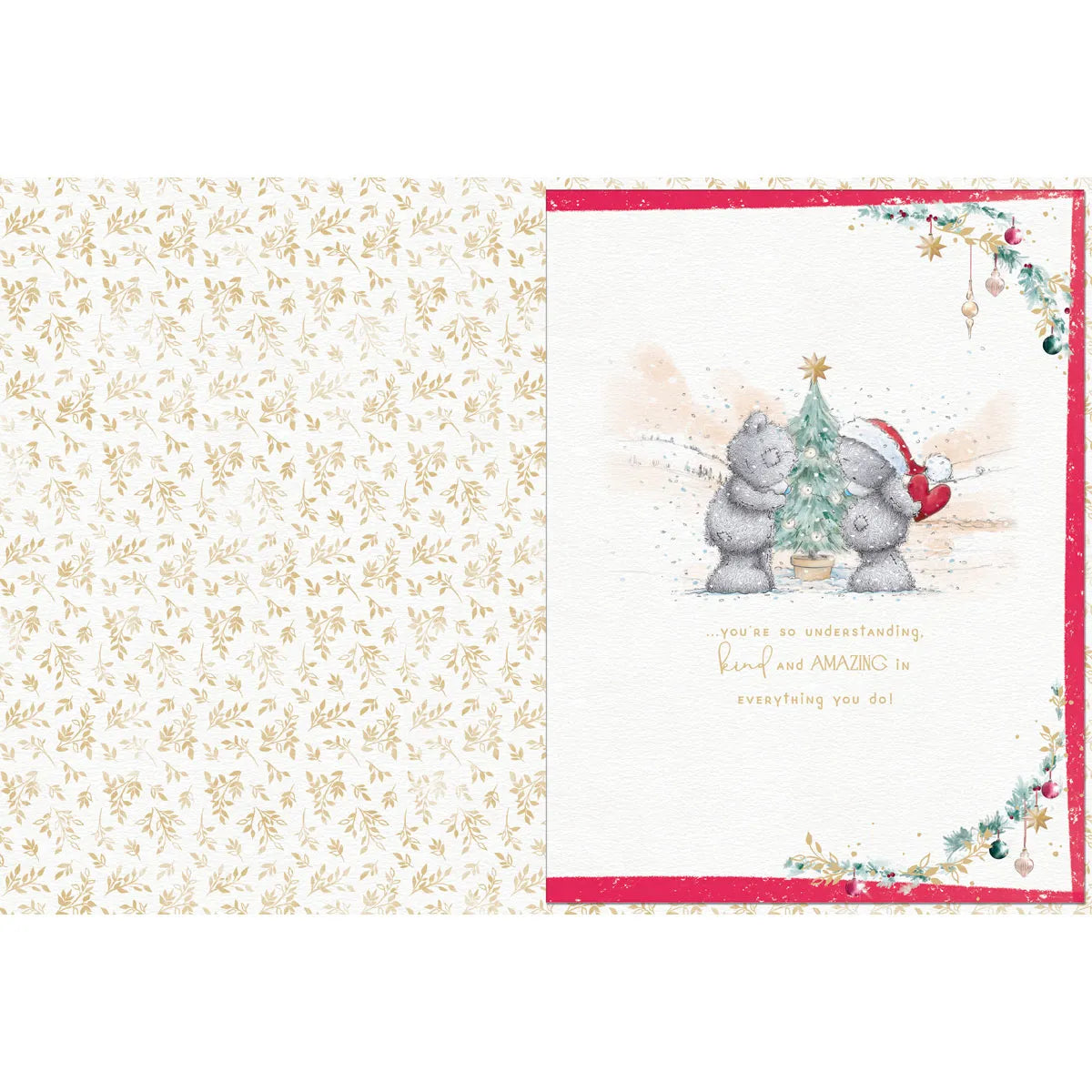 One I Love Me to You Bear Boxed Christmas Card