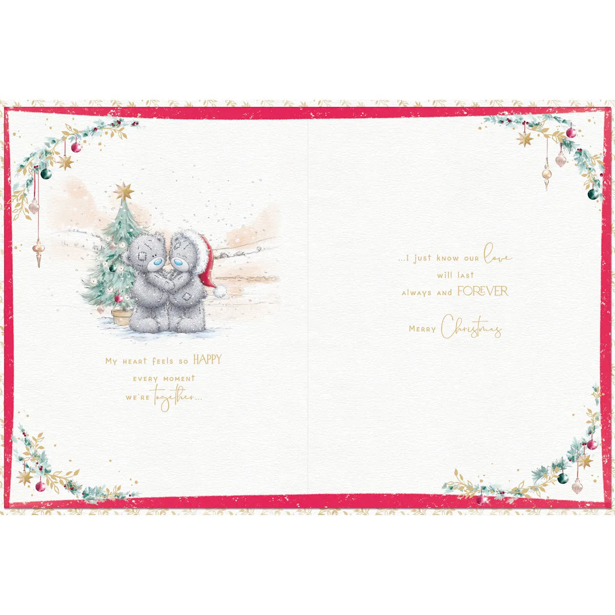 One I Love Me to You Bear Boxed Christmas Card